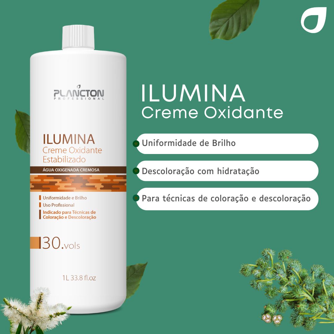 Ilumina - Creme Oxidante 30 Volumes Plancton - 900ml