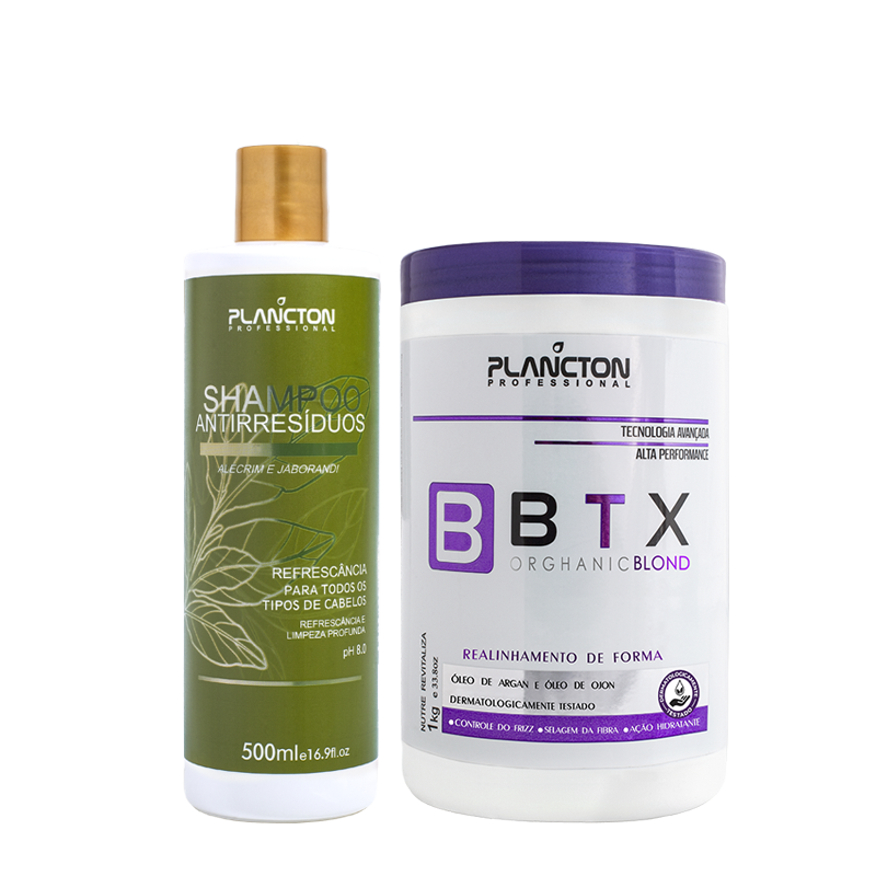 BTX Blond 1kg + Shampoo Antirresíduo 500ml