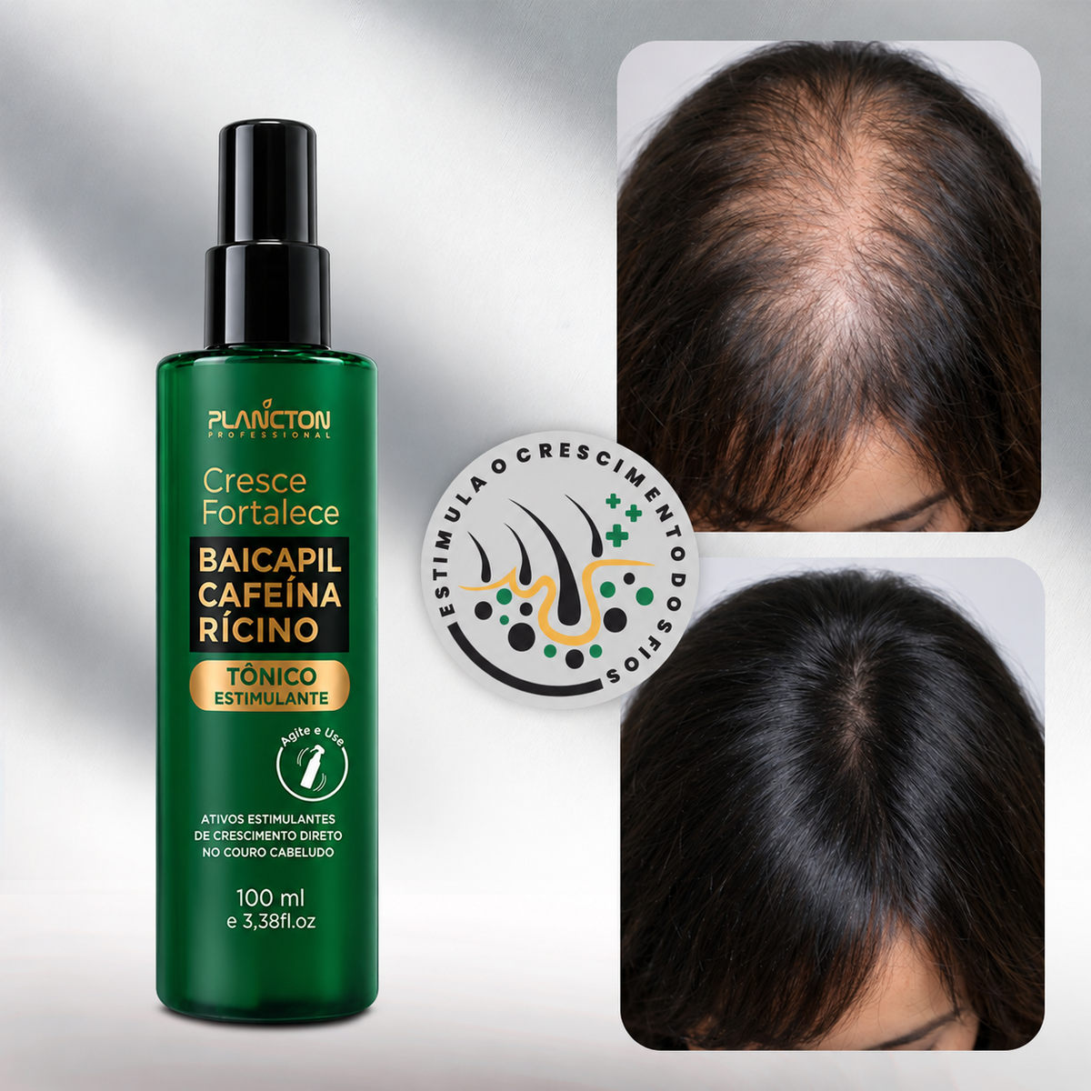 CRESCE & FORTALECE TÔNICO 100ml PLANCTON