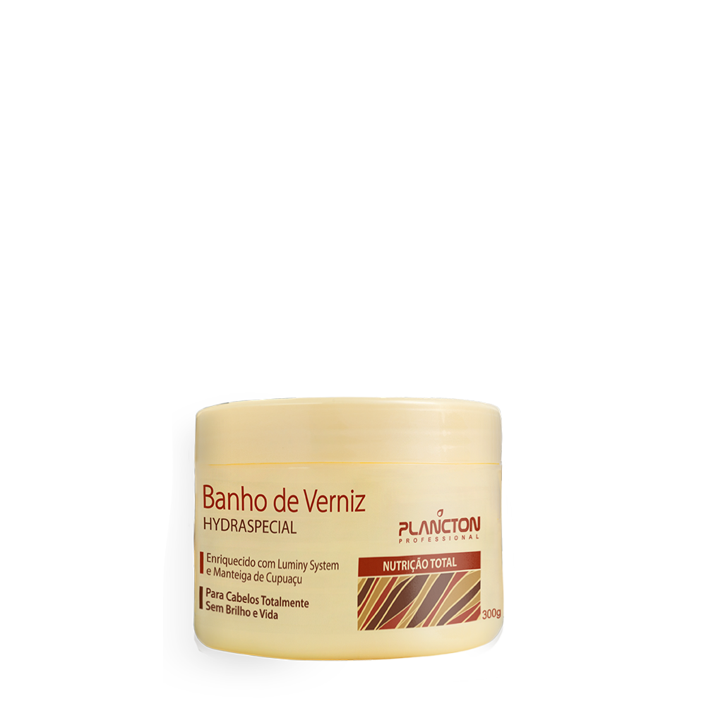 Banho de Verniz- Mascara de Hidratação Plancton - 300g