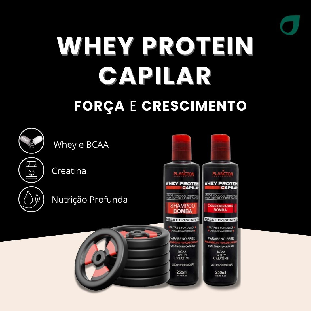 Combo - WHEY PROTEIN Plancton- Pós Quimica 300gr