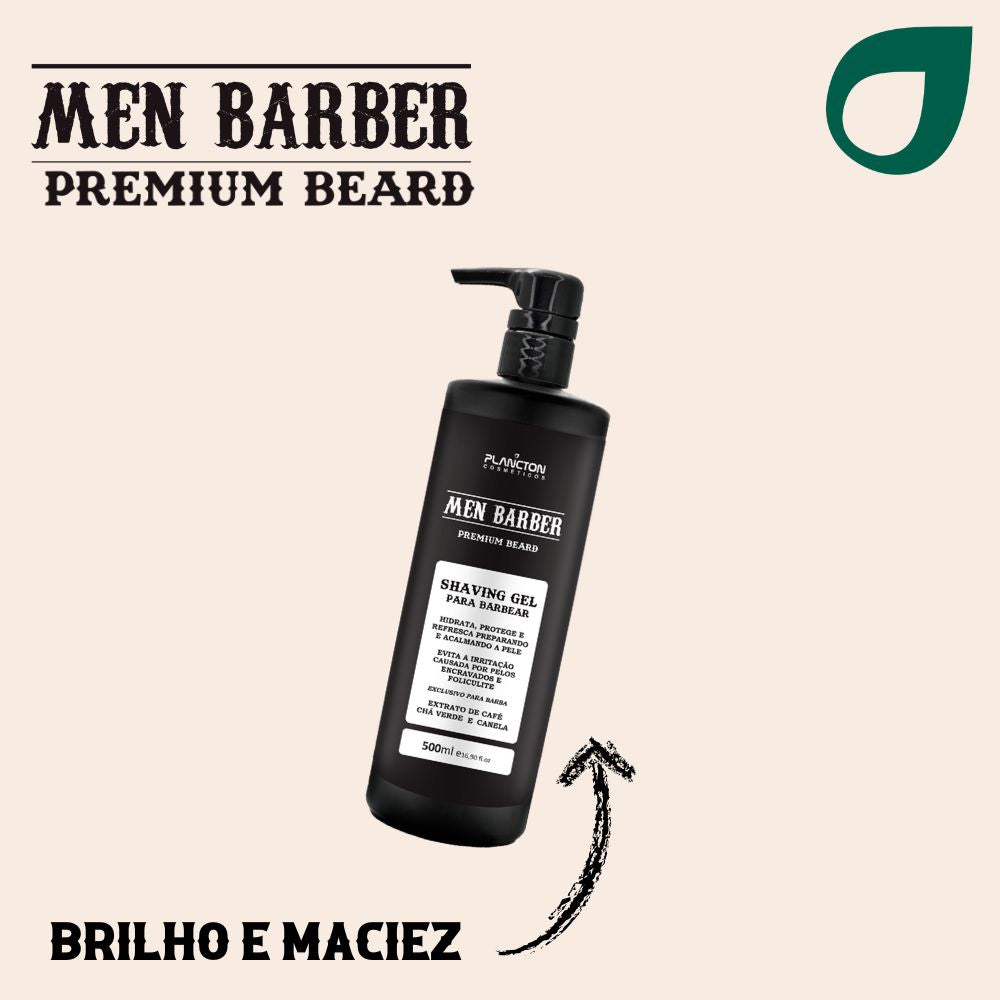 Men Barber - Shaving Gel Plancton - 500ml