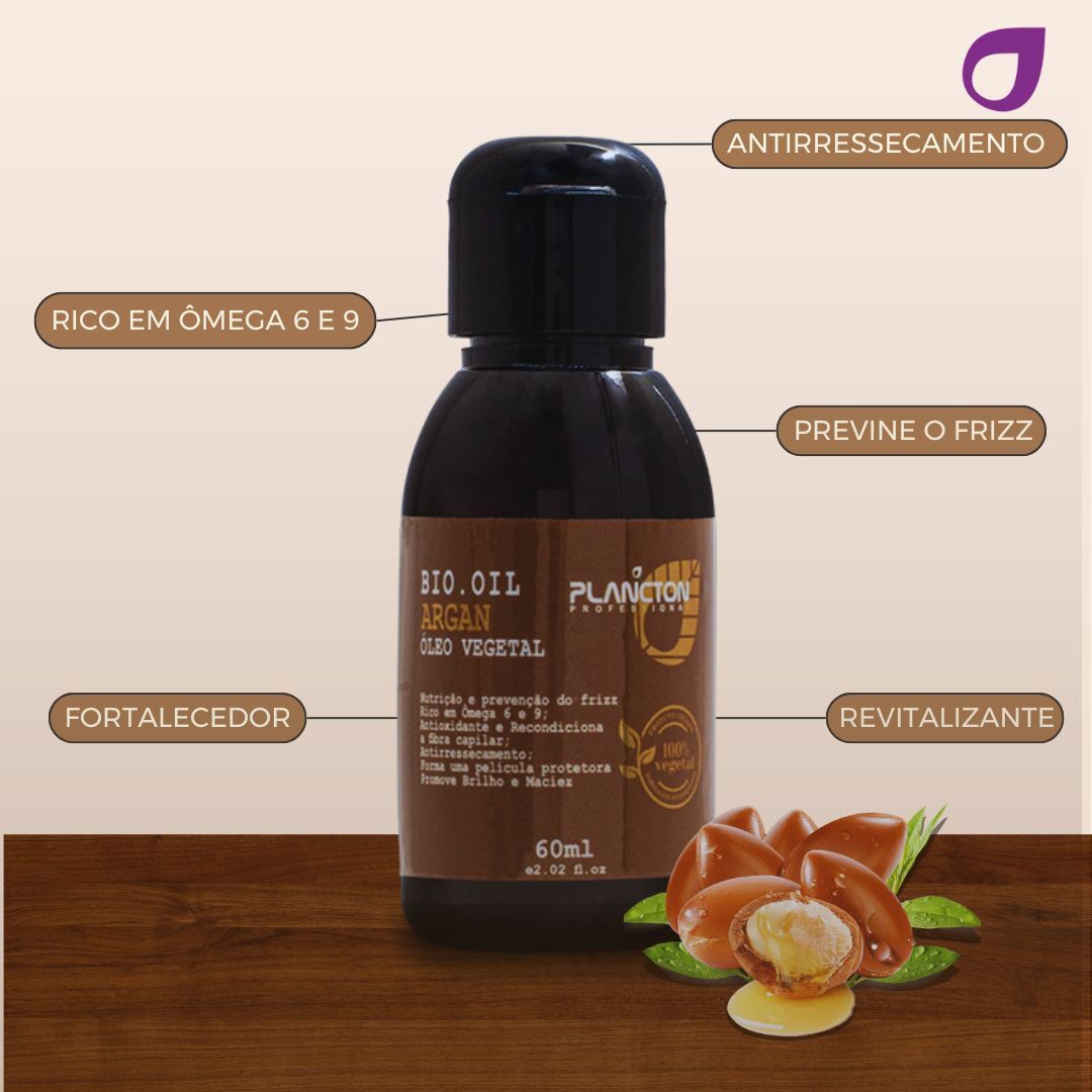 Bio Oil Argan - Óleo Vegetal - 60ml