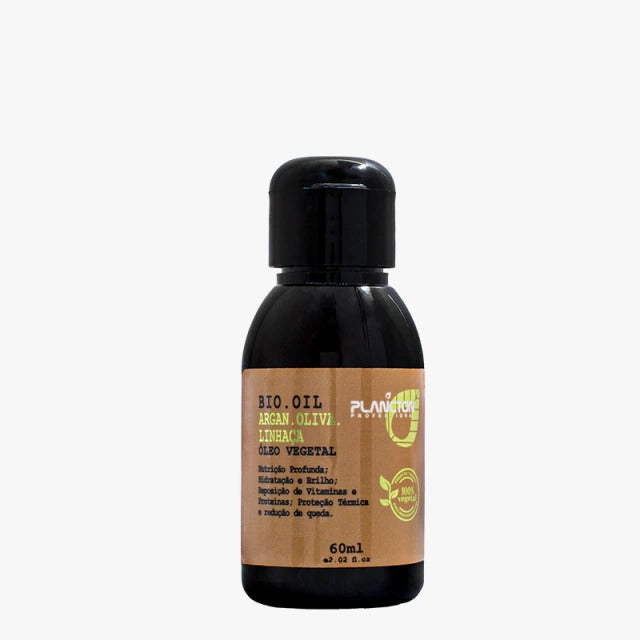 Kit Terapia Hidratação Suprema - Bio Oil de Argan,Oliva,Linhaça - Girassol - Macadâmia 60ml