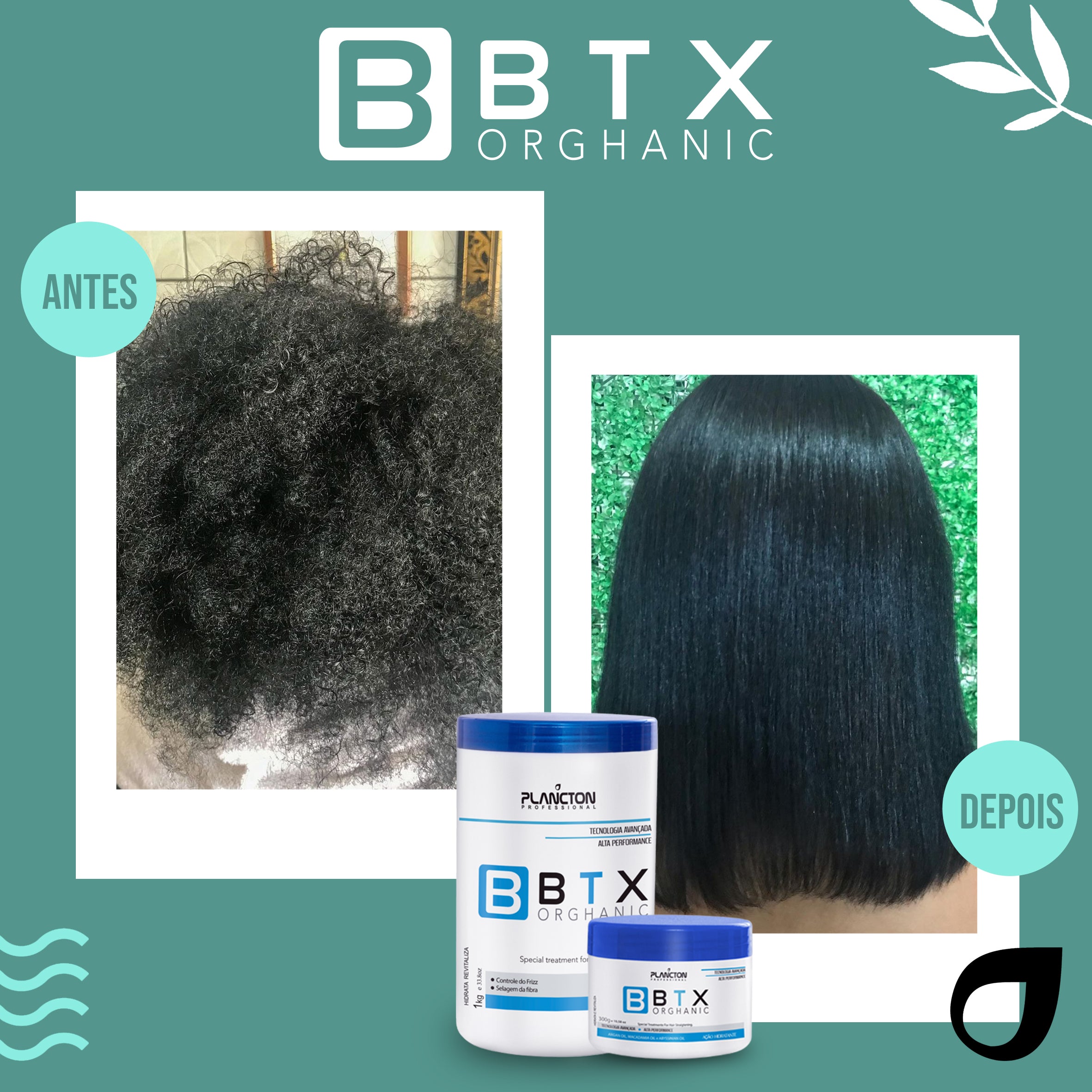 BTX Orghanic - Máscara Revitalizante - 100g