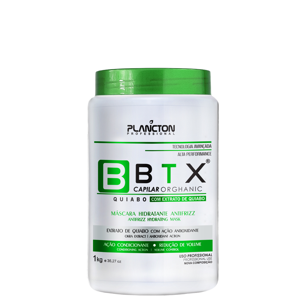 BTX Quiabo 1kg + Shampoo Antirresíduo