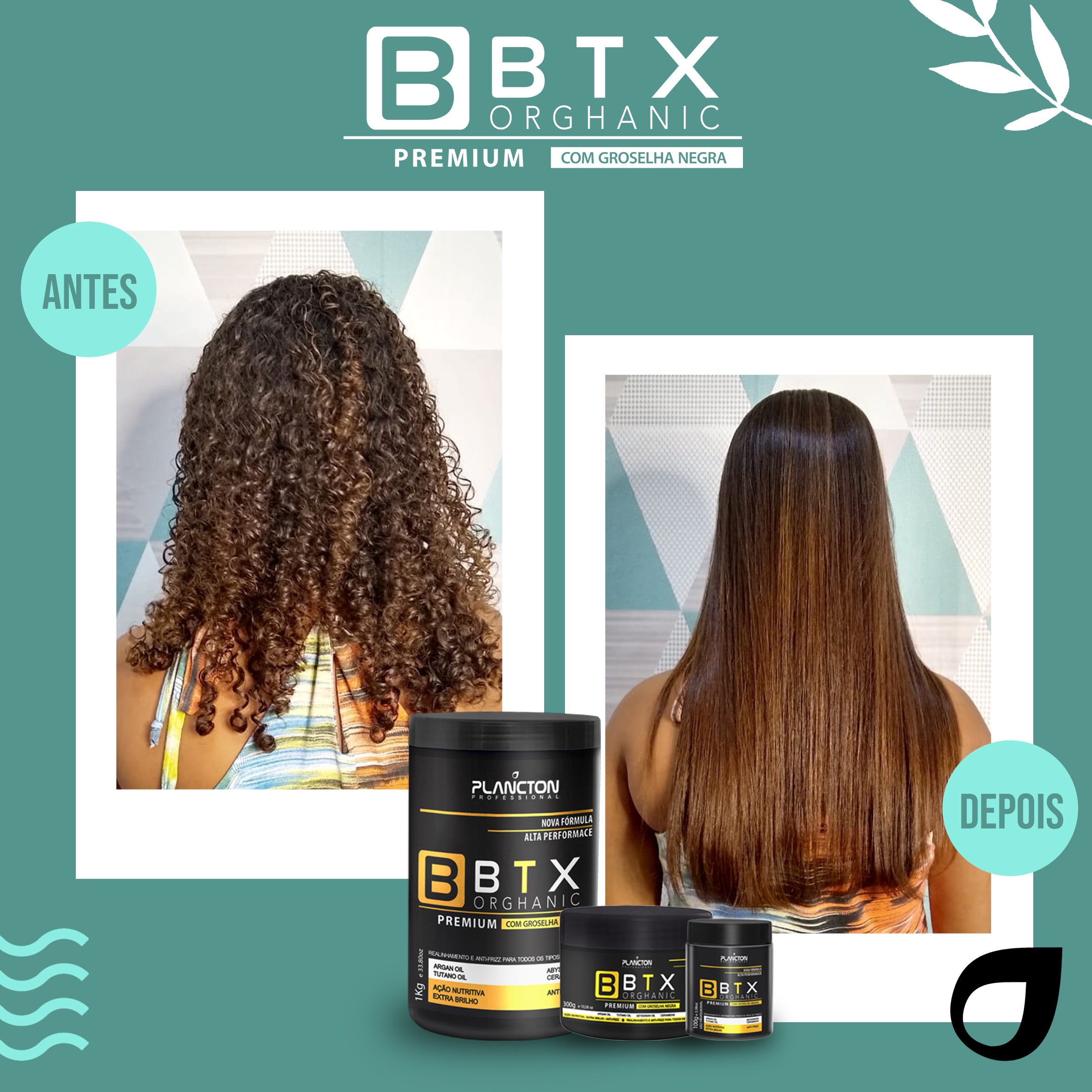 BTX Premium 1Kg - Redução de Volume Sem Formol + Kit Aplicador Grátis