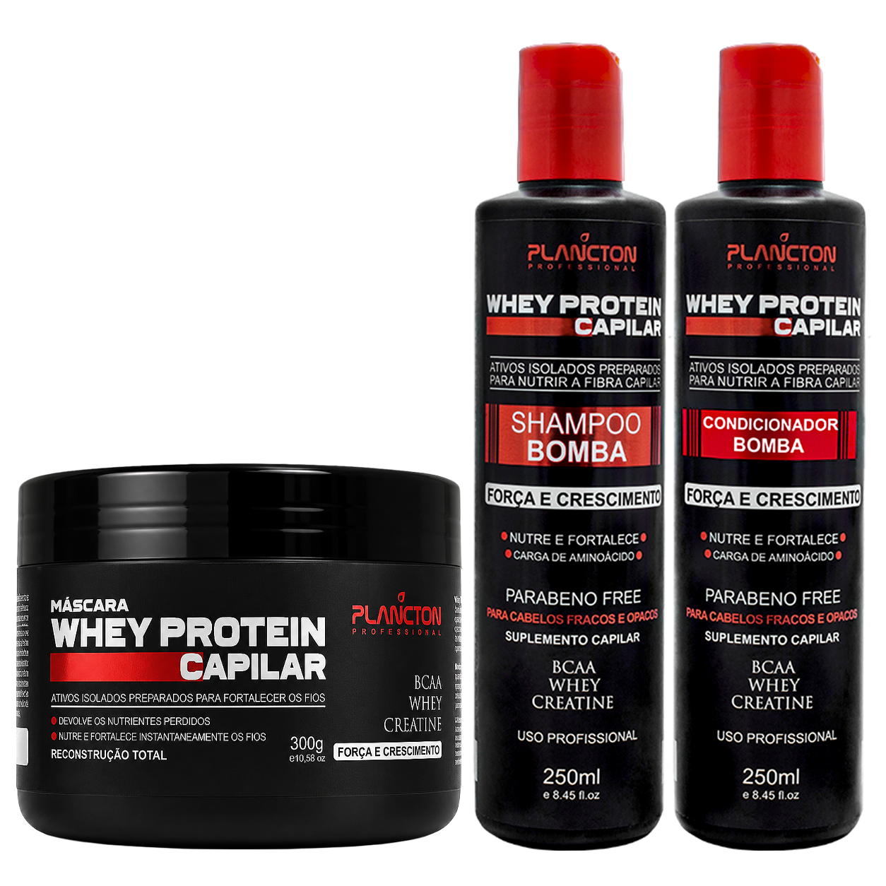 Combo - WHEY PROTEIN Plancton- Pós Quimica 300gr