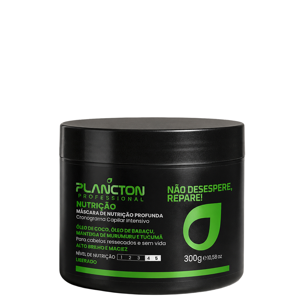 Kit Nutrição + Shampoo NDR - Não Desespere, Repare! Cronograma Plancton