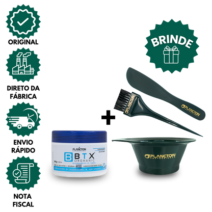 BTX Orghanic 300g - Redução de Volume Sem Formol + Kit Aplicador Grátis