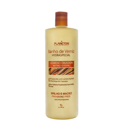 KIT BANHO DE VERNIZ 1LITRO  (SHAMP+CONDICIONADOR )