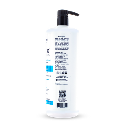 BTX Orghanic Brush Plancton 1L + Touca Plástica Descartável – Efeito Liso, Brilho Espelhado e Nutrição