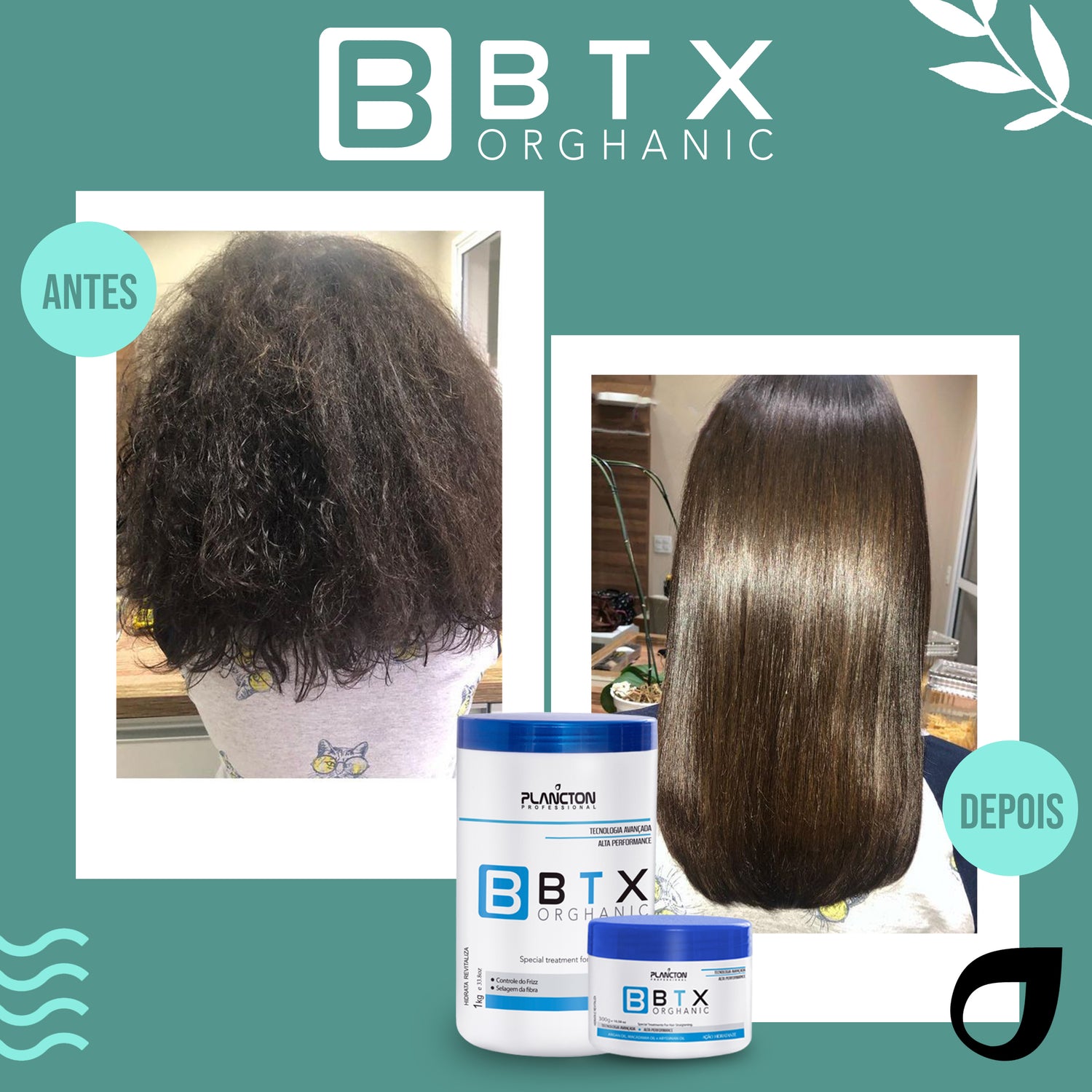 BTX Orghanic - Máscara Revitalizante - 1kg