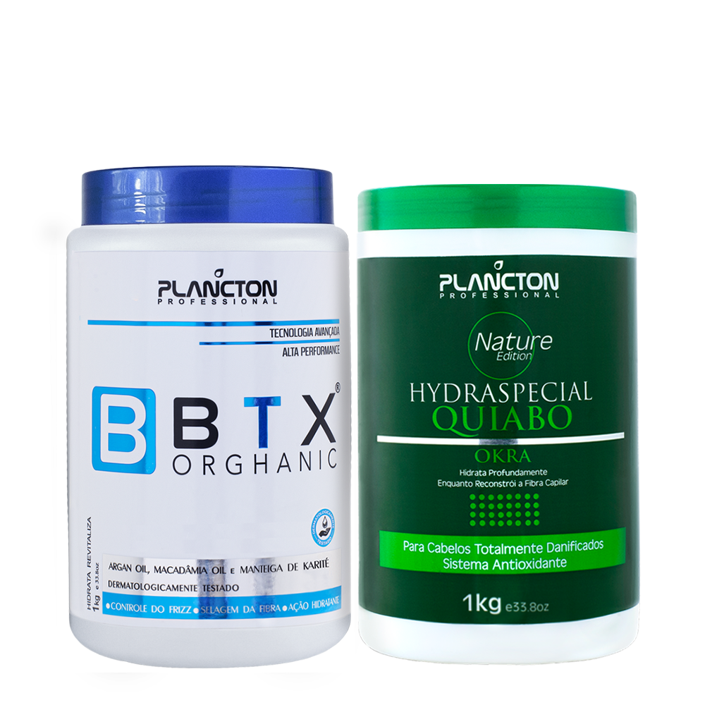 1 Btx Orghanic 1 kg + 1 Máscara Quiabo