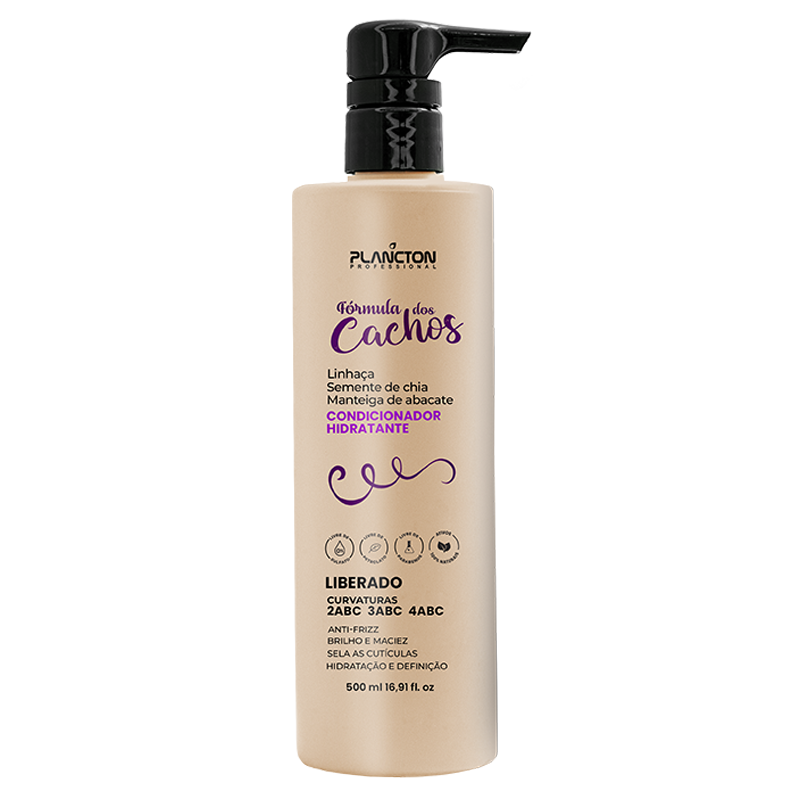 Nova Fórmula dos Cachos - Condicionador Plancton - 500g