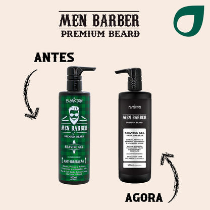 Men Barber - Shaving Gel Plancton - 500ml