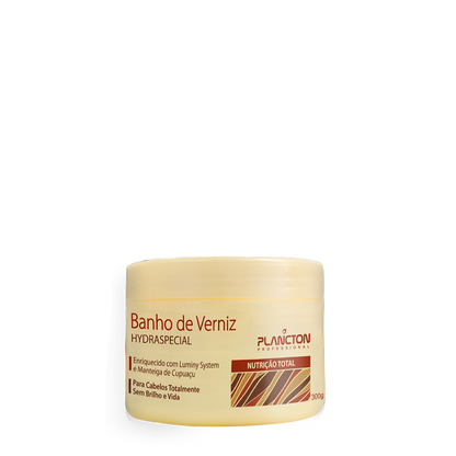 Banho de Verniz- Mascara de Hidratação Plancton - 300g