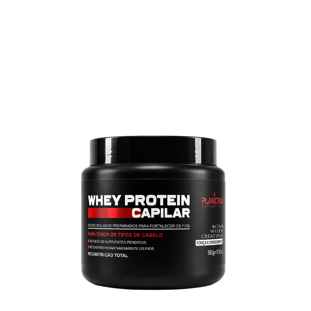 Mascara WHey Protein 500g + Kit Sh e Cond 250ml-  Plancton