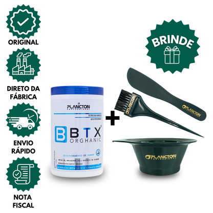 BTX Orghanic1Kg – Redução de Volume Sem Formol + Kit Aplicador Grátis