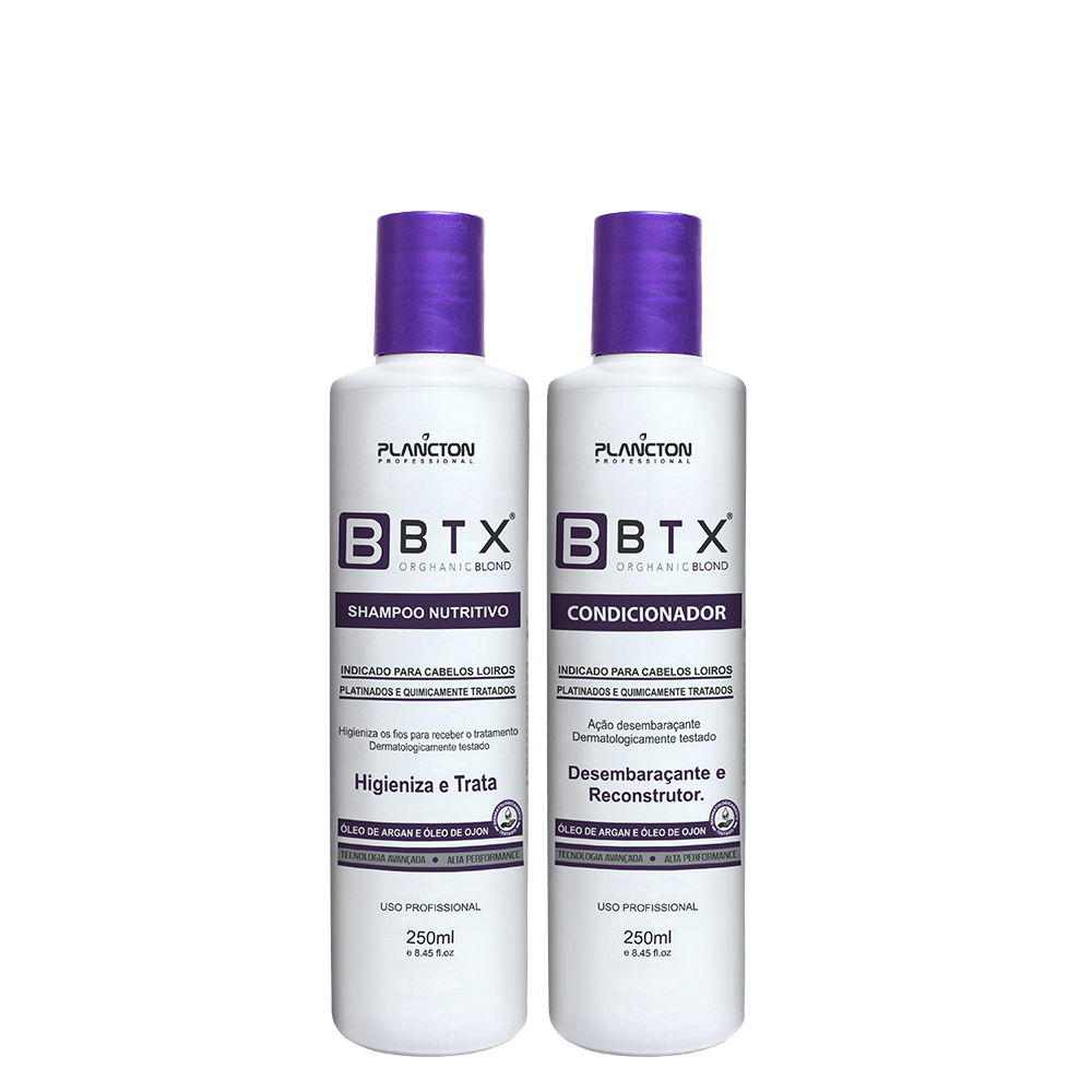 Kit BTX Blond - Realinhamento de Forma Sem Formol Plancton-250ml
