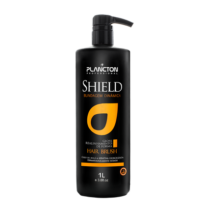 Shield Gloss Defrizante 1L +  Shampoo Antirresíduo 1L