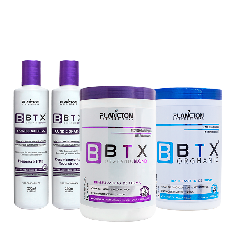 1 Btx Blond 1kg + 1 Kit Btx Blond + 1 Btx Orghanic