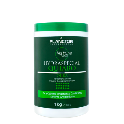 Combo QUIABO Plancton- Shampoo e Condicionador 1Lt + máscara 1kg