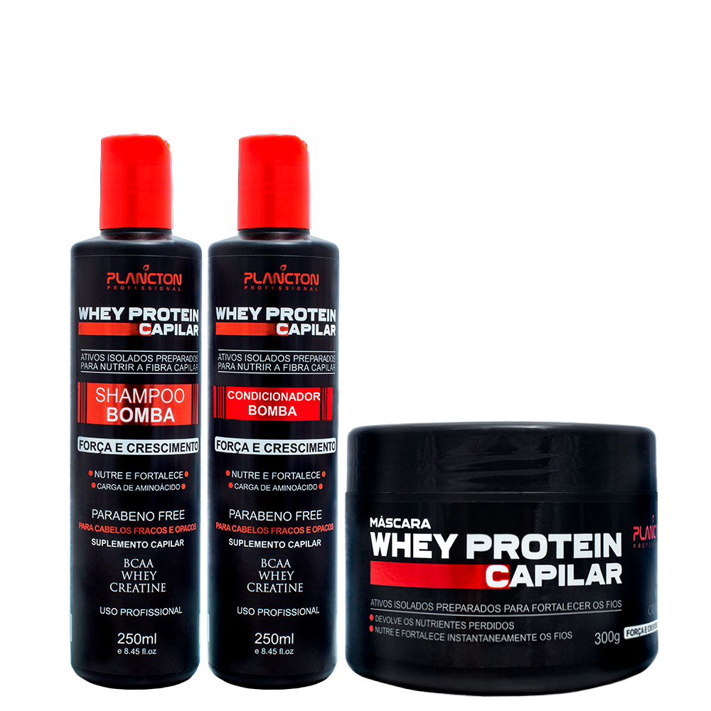 Combo - WHEY PROTEIN Plancton- Pós Quimica 300gr