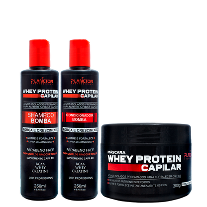 Combo - WHEY PROTEIN Plancton- Pós Quimica 300gr