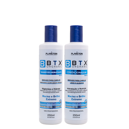 Kit BTX Orghanic 100g + Shampoo e Condicionador 250ml – Plancton