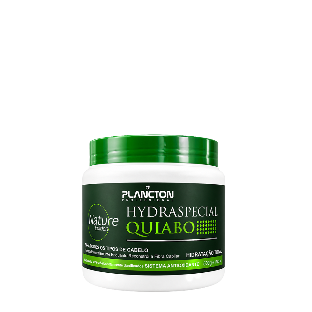 Mascara Quiabo 500g + Kit Sh e Cond 250ml - Plancton