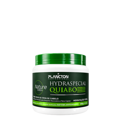 Mascara Quiabo 500g + Kit Sh e Cond 250ml - Plancton