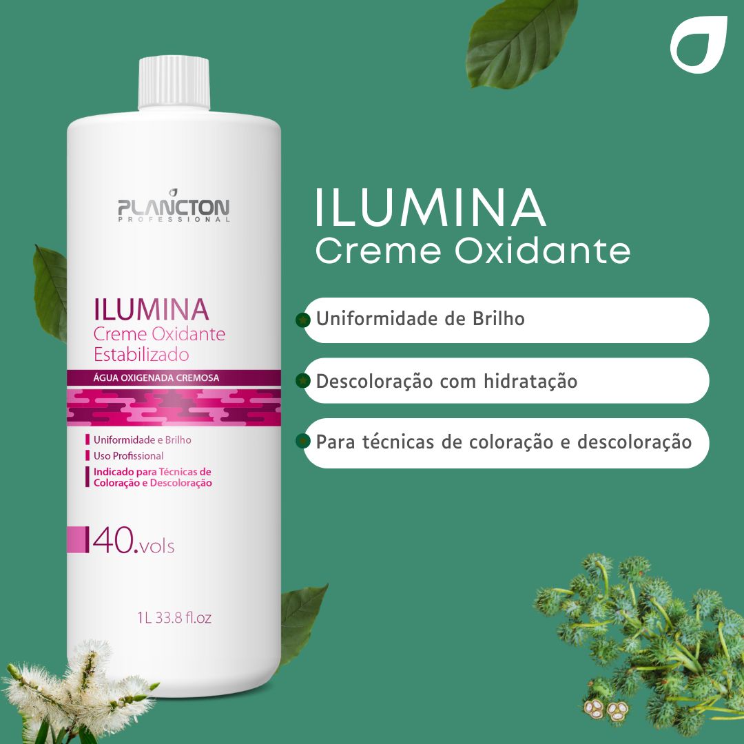 Ilumina - Creme Oxidante 40 Volumes Plancton - 900ml
