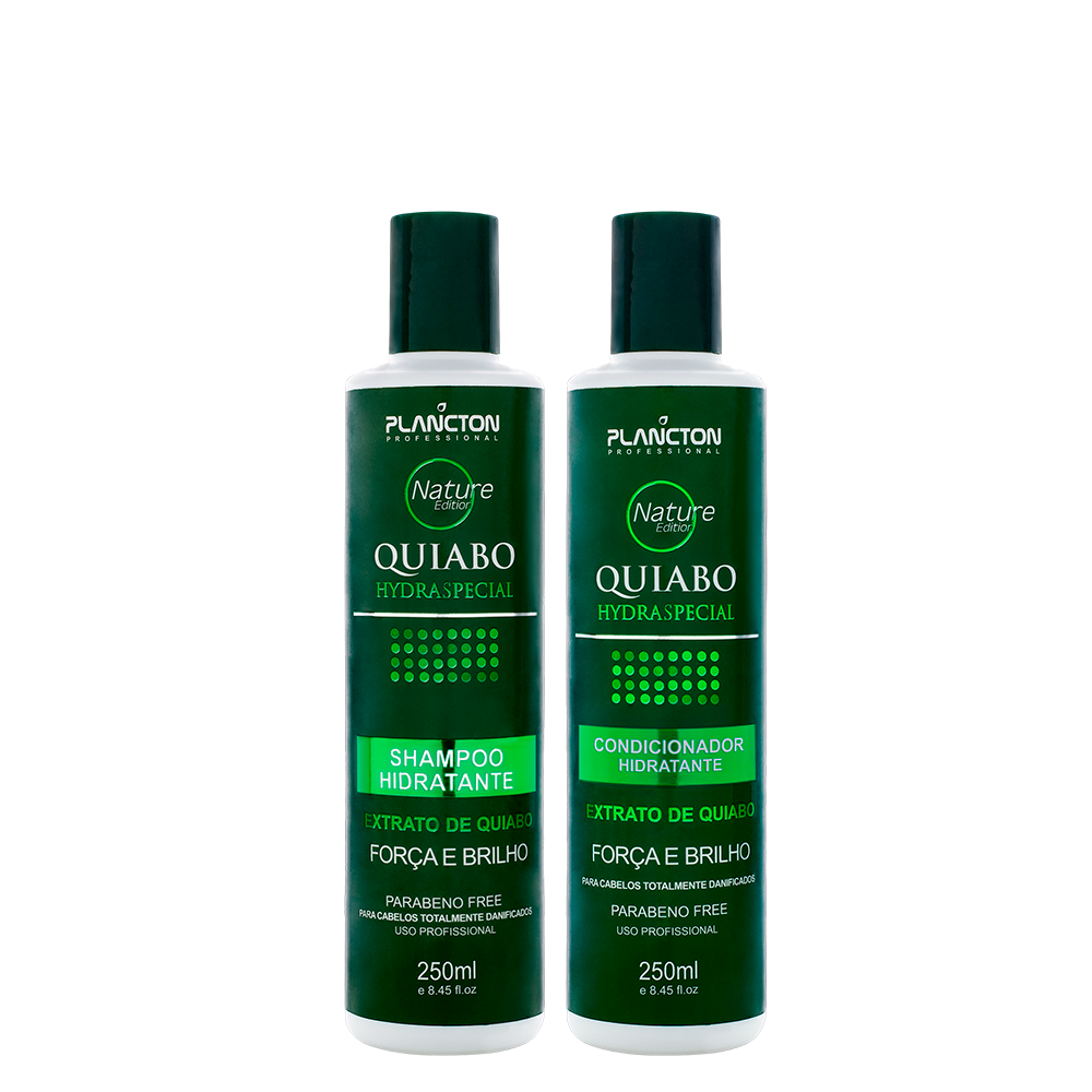 Mascara Quiabo 500g + Kit Sh e Cond 250ml - Plancton