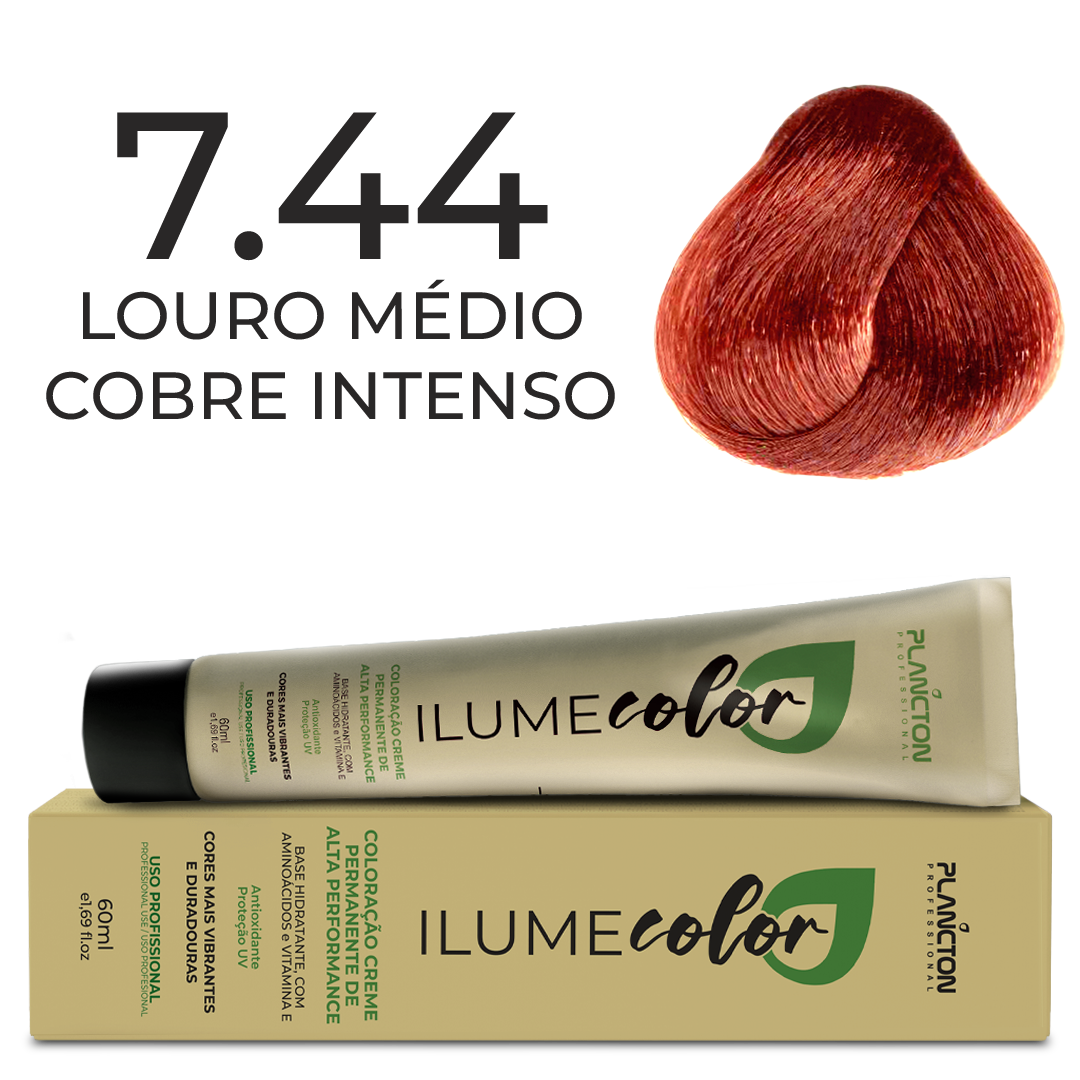 ILUME COLOR PLANCTON - 7.44 LOURO MÉDIO COBRE INTENSO