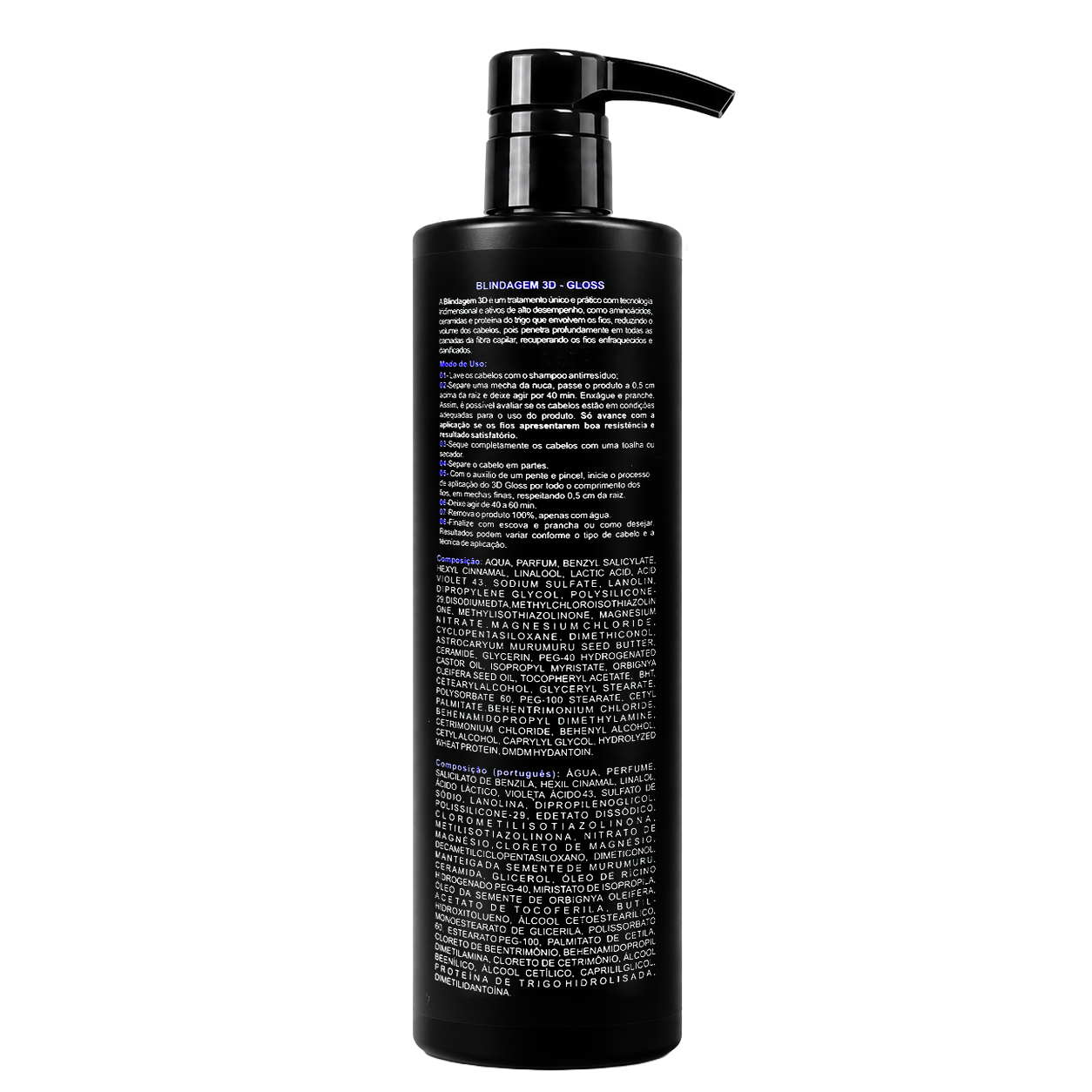 3D Gloss Defrizante Plancton - 500ml