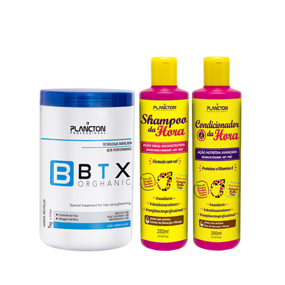 1 Btx Orghanic 1kg + 1 Kit da Hora 250ml