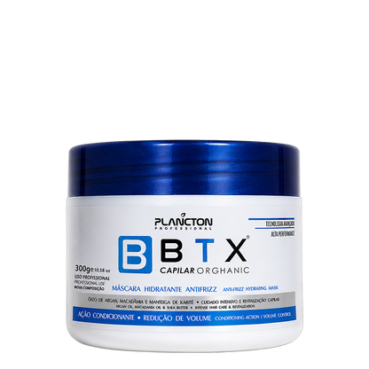 Kit BTX ORGHANIC PLANCTON - Máscara Revitalizante - 300g
