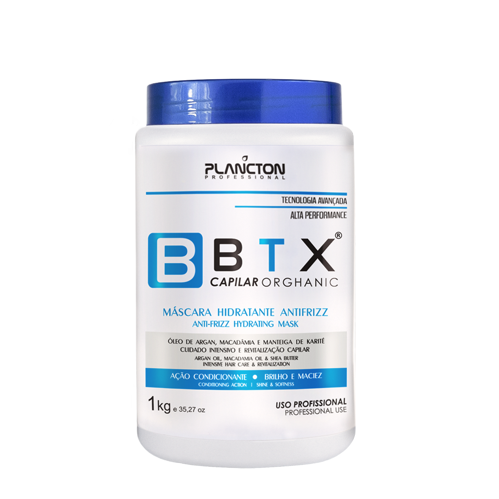 Kit 1 Btx Orghanic 1kg - 1 Kit da Hora 250ml - 1 Creminho da Hora