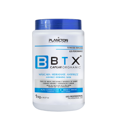 BTX Orghanic - Máscara Hidratante Antifrizz - 1kg