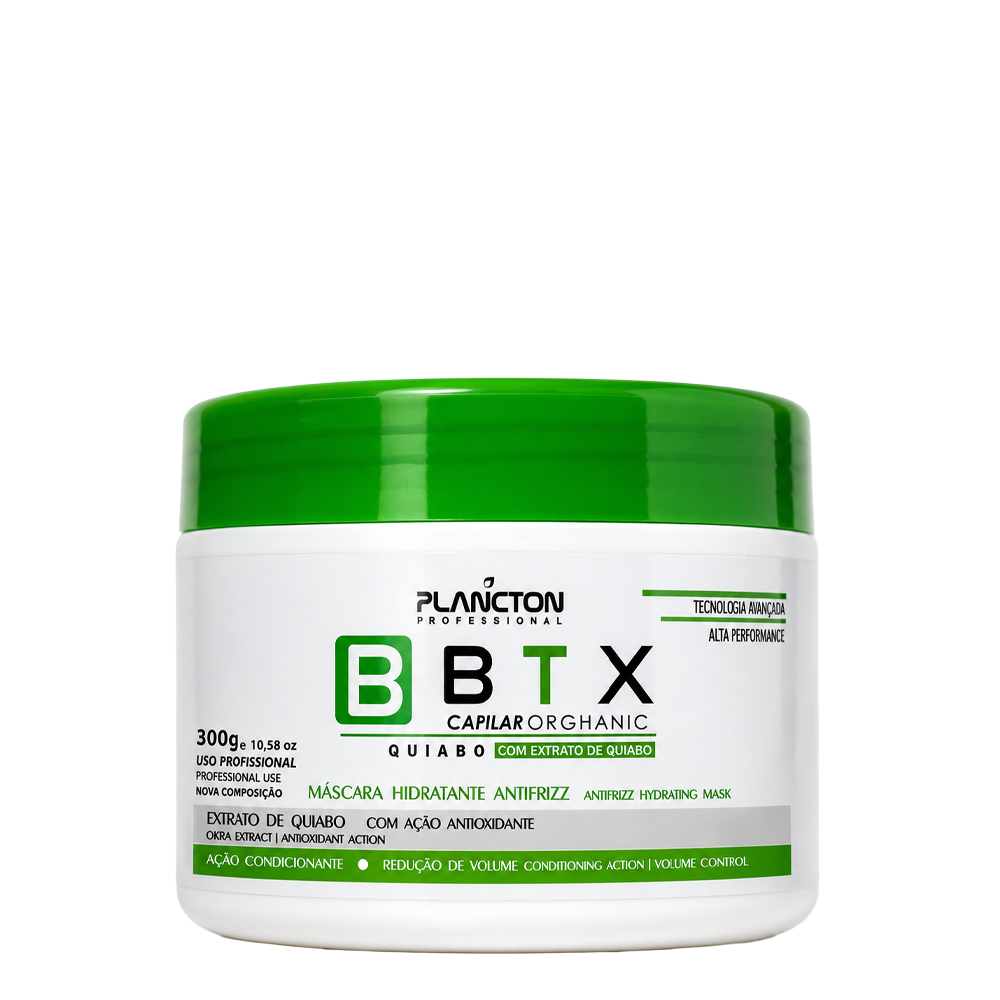 BTX QUIABO Orghanic - Máscara Revitalizante - 300Gr
