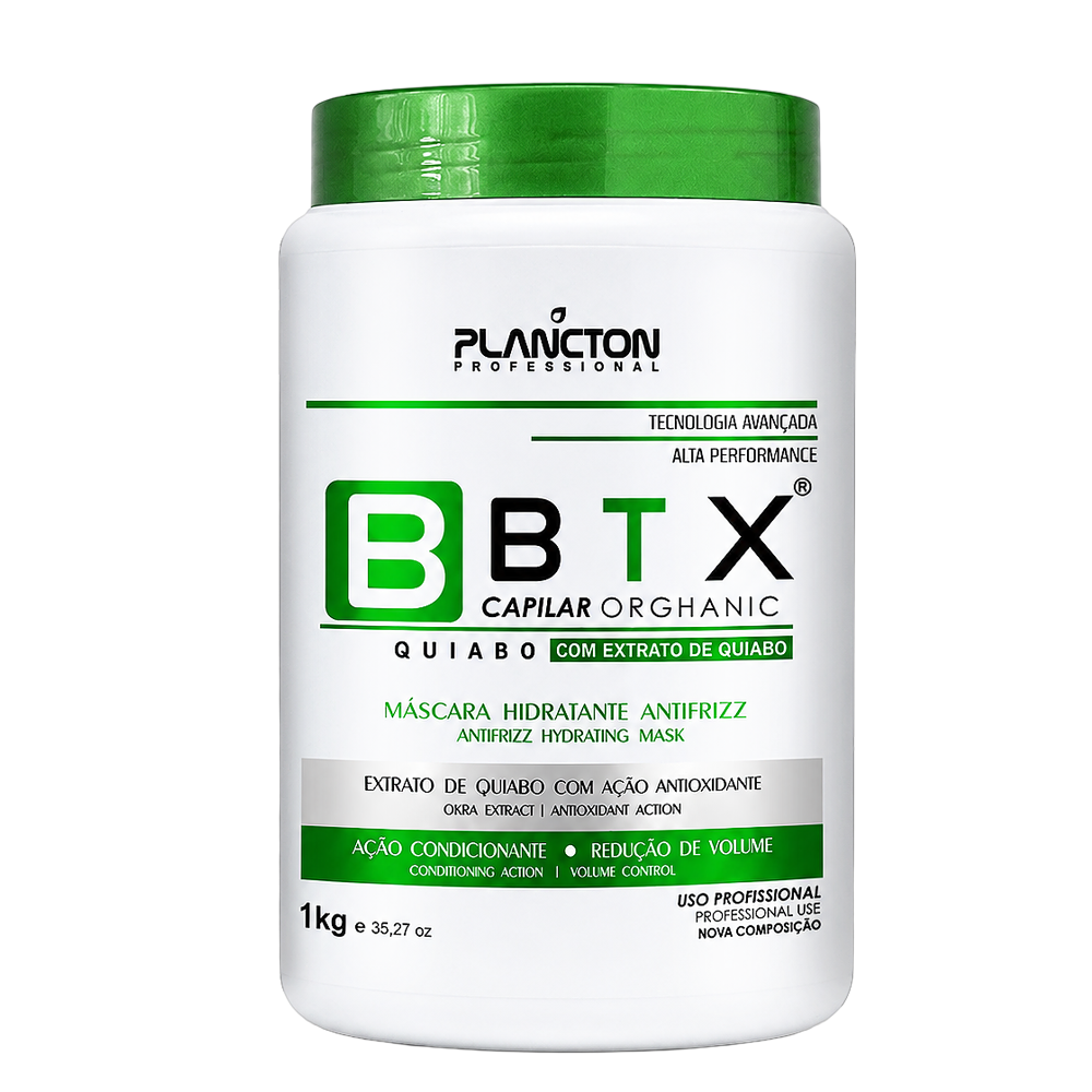 BTX QUIABO Orghanic - Máscara Revitalizante - 1KG