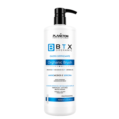 Btx Orghanic Brush 1L e Shampoo Antirresíduo 500ml