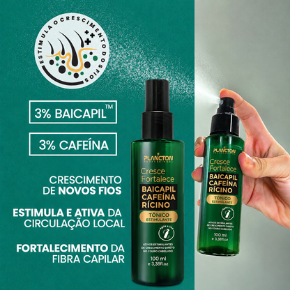 CRESCE &amp; FORTALECE TÔNICO 100ml PLANCTON