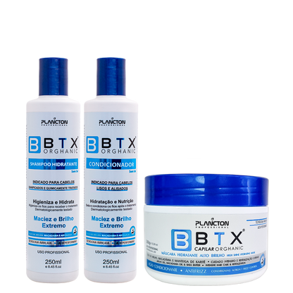 Kit BTX ORGHANIC PLANCTON - Máscara Revitalizante - 300g