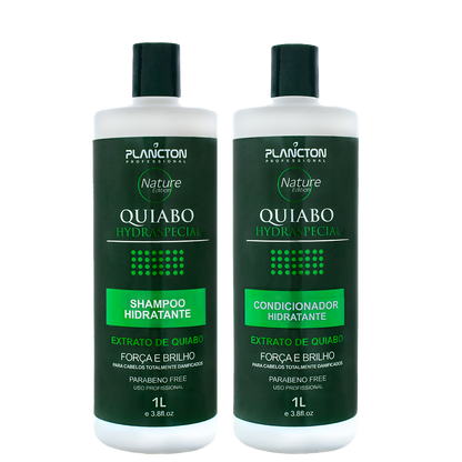 KIT QUIABO 1Litro (SHAMPOO+CONDICIONADOR)