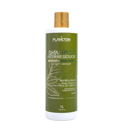 Shield Gloss Defrizante 1L E Shampoo Antirresíduo 1L