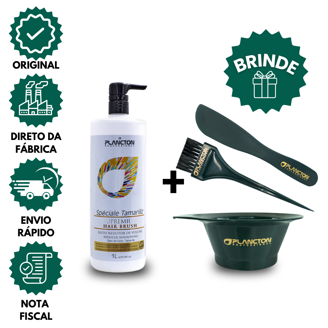 Speciale Tamariliz - Gloss Defrizante Plancton -  1L + Kit Aplicador Grátis