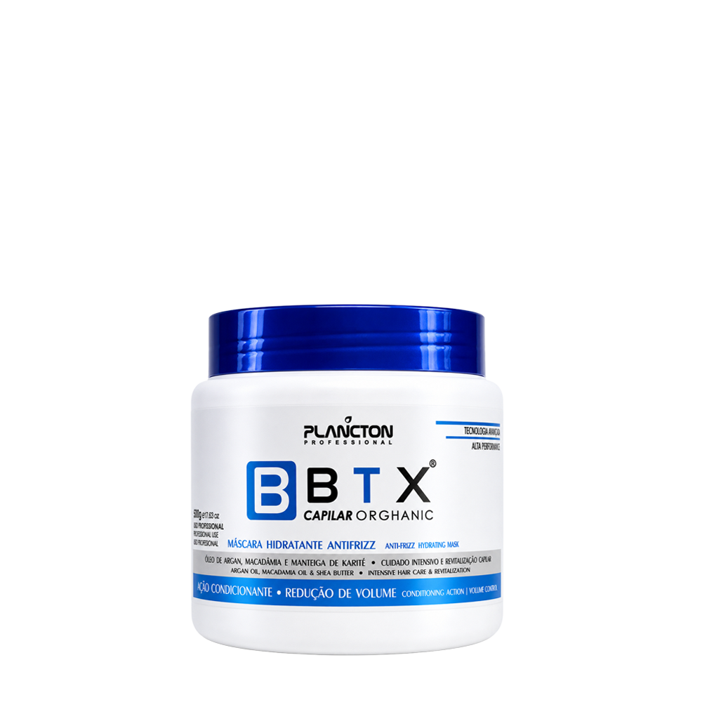 BTX  Capilar Orghanic 500g + SH Antirresiduo 500ml - Plancton Professional
