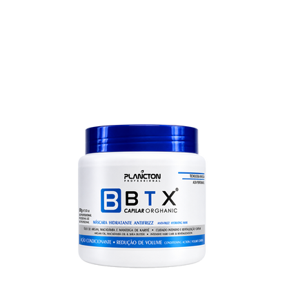 BTX  Capilar Orghanic 500g + SH Antirresiduo 500ml - Plancton Professional